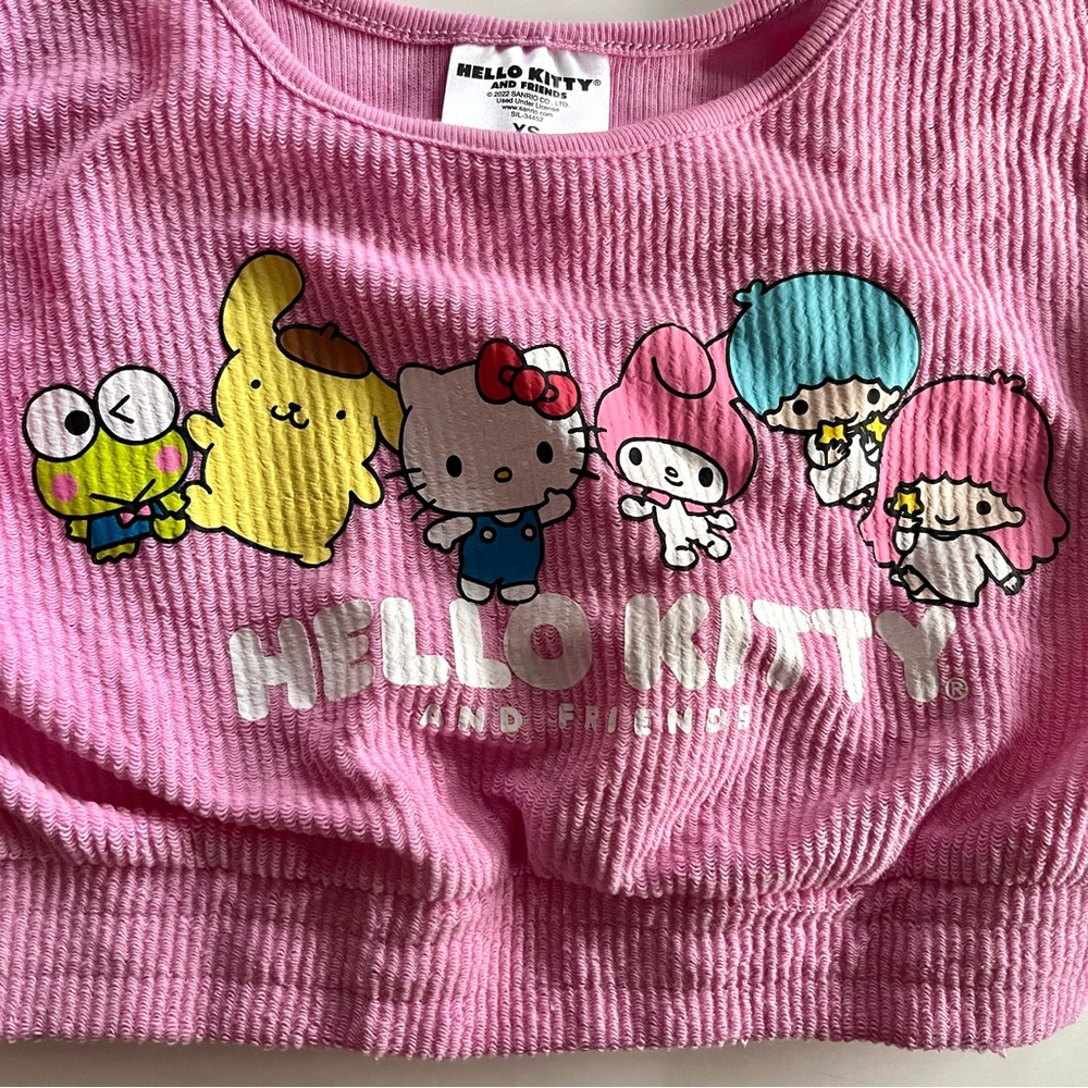 COPY - NWT Hello Kitty Ribbed Cropped Tank - Picture 2 of 6